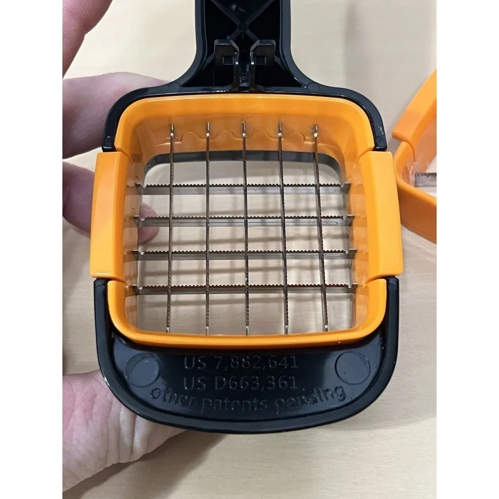 Nutri Chopper Manual Food Chopper Dicer + Container & Extra Blade Inserts